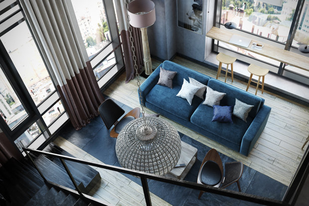 Фото из портфолио TriBeCa Лофт-Апартаменты в Москве – фотографии дизайна интерьеров на INMYROOM