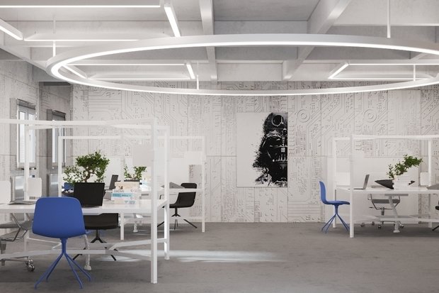 Фото из портфолио Офис компании ПТК – фотографии дизайна интерьеров на INMYROOM