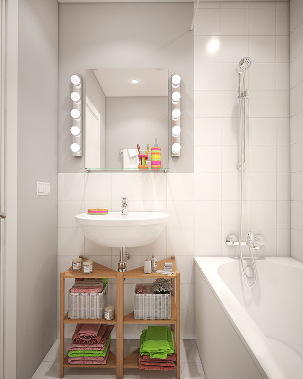 Фотография: Ванная в стиле Скандинавский – фото на INMYROOM