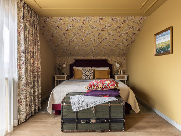 Фотография: Спальня в стиле Прованс и Кантри, Дом, Проект дня, Дом и дача, Кирпичный дом, 4 и больше, Более 90 метров, Башкортостан, Лилия Асфандиярова, прованс/винтаж – фото на INMYROOM