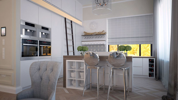 Фото из портфолио Загородный дом Wright-Park 9 – фотографии дизайна интерьеров на INMYROOM