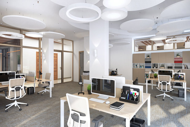 Фото из портфолио Офис в БЦ Poklonka Place – фотографии дизайна интерьеров на INMYROOM
