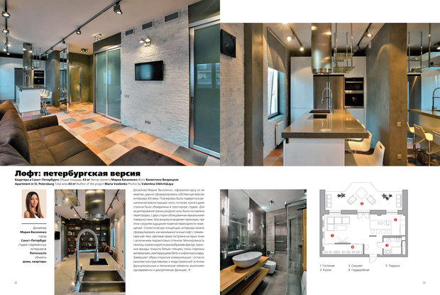 Фото из портфолио Лофт: петербургская версия  – фотографии дизайна интерьеров на INMYROOM
