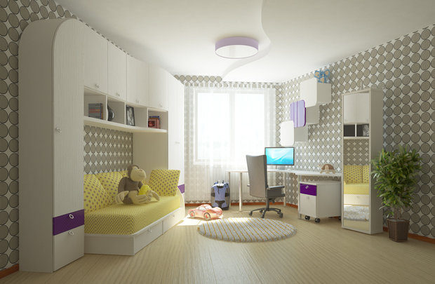 Фотография: Детская в стиле Скандинавский, Современный – фото на INMYROOM