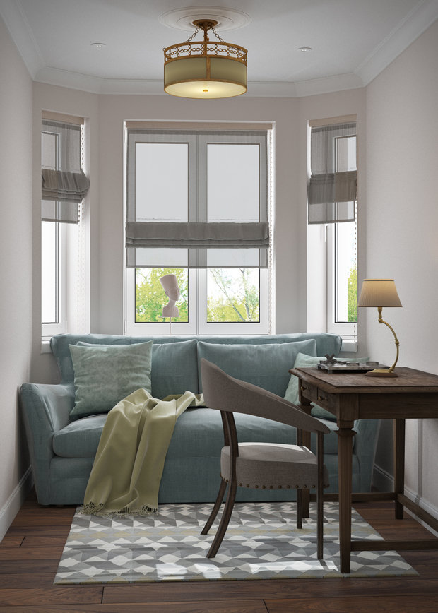 Фото из портфолио "Игра в классики" интерьер дома для телепередачи АРТЛАБ, телеканал Твой Дом – фотографии дизайна интерьеров на INMYROOM