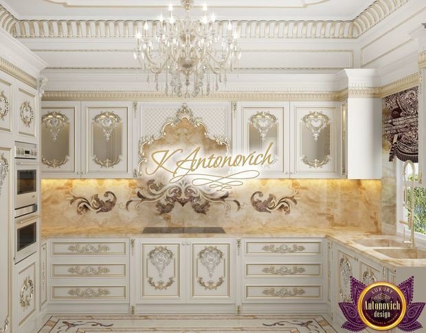 Фото из портфолио Luxurious kitchen design from Katrina Antonovich – фотографии дизайна интерьеров на INMYROOM