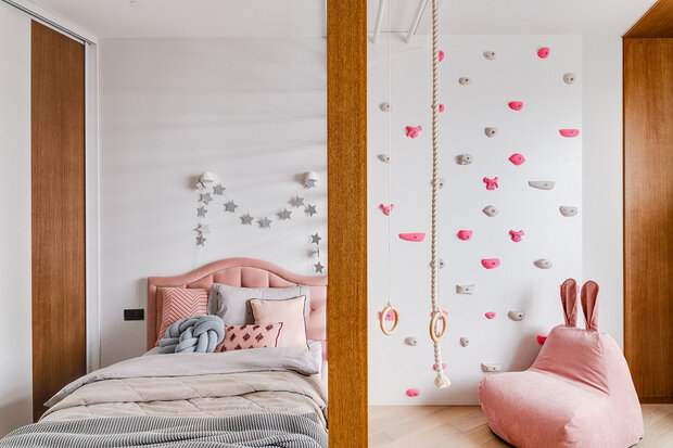 Фотография: Детская в стиле Современный, Квартира, Проект недели, Москва, 4 и больше, Более 90 метров, Aminteriors, Алена Макарова – фото на INMYROOM