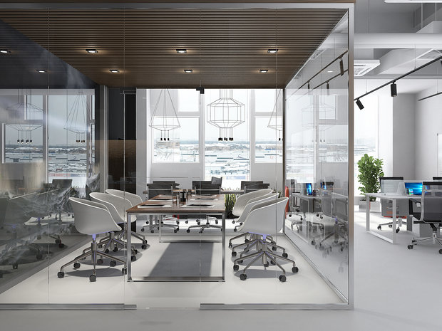 Фото из портфолио Офис в Сколково – фотографии дизайна интерьеров на INMYROOM