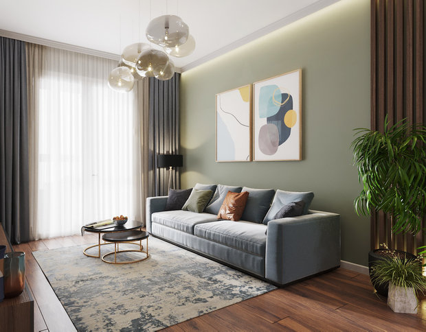 Фото из портфолио Сердце Столицы \ 99 кв. м. – фотографии дизайна интерьеров на INMYROOM