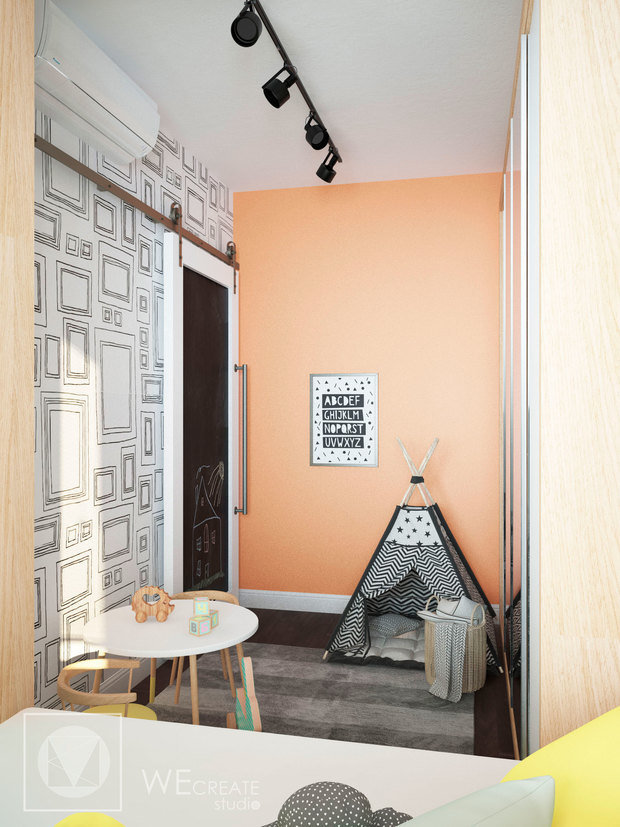 Фото из портфолио Smart-квартира в скандинавском стиле – фотографии дизайна интерьеров на INMYROOM