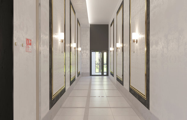 Фото из портфолио ЖК Проспект Мира - Дизайн мест общественного пользования – фотографии дизайна интерьеров на INMYROOM
