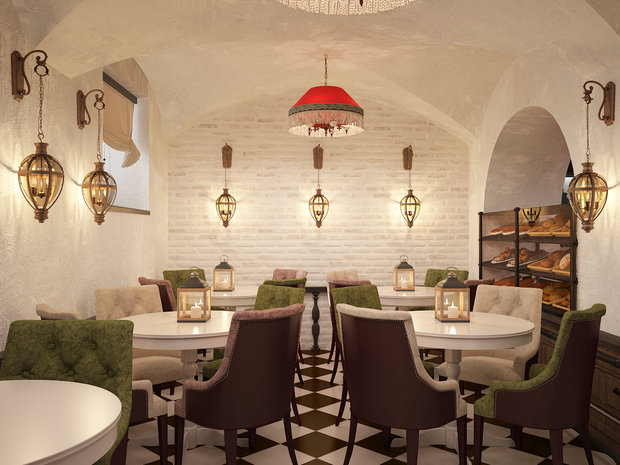 Фото из портфолио Уютная кофейня – фотографии дизайна интерьеров на INMYROOM