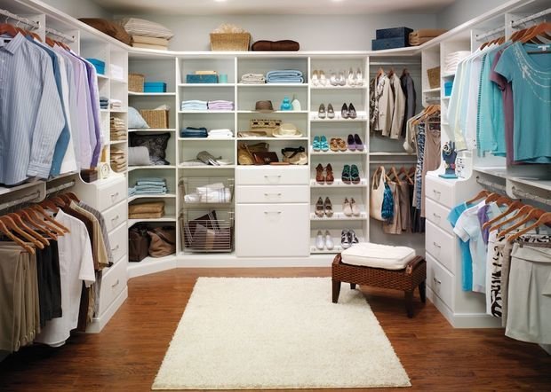 Фотография: Гардеробная в стиле Скандинавский, Квартира, Дом, Планировки, Перепланировка – фото на INMYROOM