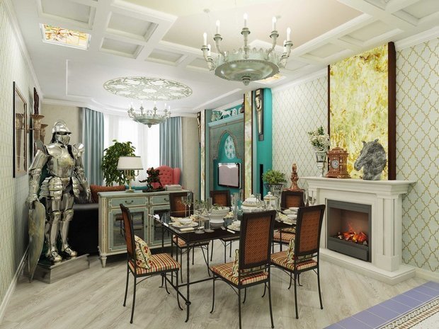 Фотография: Кухня и столовая в стиле Эклектика, Ванная, Прихожая, Гостиная, Спальня, Классический, Современный, Декор интерьера, Квартира, Дом, энциклопедия_декор – фото на INMYROOM