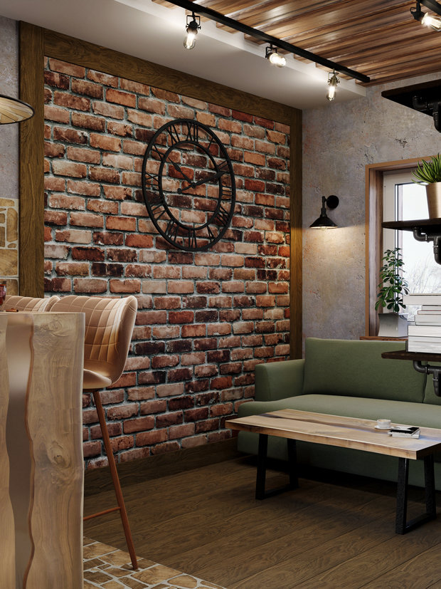 Фото из портфолио Дачный дом в стиле лофт – фотографии дизайна интерьеров на INMYROOM