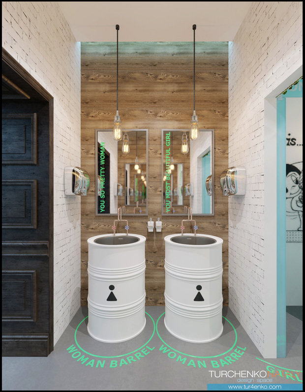 Фото из портфолио Дизайн вейп бара Паркрафт – фотографии дизайна интерьеров на INMYROOM