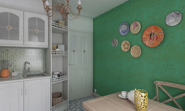 Фото из портфолио Традиционная кухня с фигурной плиткой. – фотографии дизайна интерьеров на INMYROOM