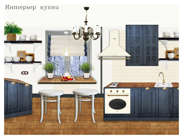 Фото из портфолио Коллажи по проекту. Щукинская – фотографии дизайна интерьеров на INMYROOM