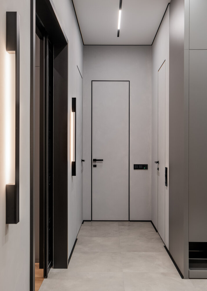 Фотография: Прихожая в стиле Современный, Квартира, Проект дня, Москва, 2 комнаты, 60-90 метров, современный с элементами минимализма и арт-деко, Маргарита Макурина – фото на INMYROOM Фотография: Прихожая в стиле Современный, Квартира, Проект дня, Москва, 2 комнаты, 60-90 метров, современный с элементами минимализма и арт-деко, Маргарита Макурина – фото на INMYROOM