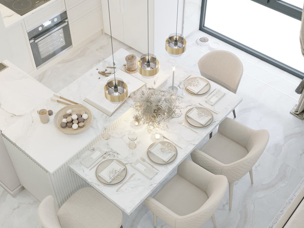 Фото из портфолио Квартира ЖК "Метрополь" 90 кв.м – фотографии дизайна интерьеров на INMYROOM