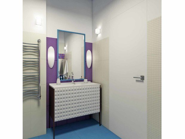 Фото из портфолио "Клубника, пионы и седьмое небо". Проект квартиры 105 кв.м. – фотографии дизайна интерьеров на INMYROOM