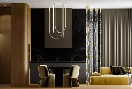 ЖК DORO MILLE - Дизайн интерьера апартаментов 41,19 м.кв.