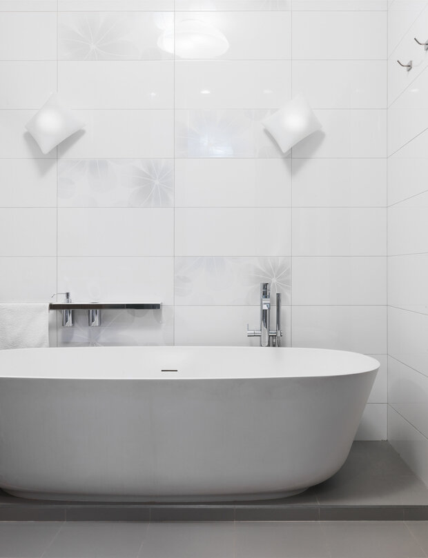 Фотография: Ванная в стиле Современный, Минимализм, Квартира, Проект дня, Москва, Михаил Новинский, 3 комнаты, 60-90 метров, Патриаршие пруды – фото на INMYROOM