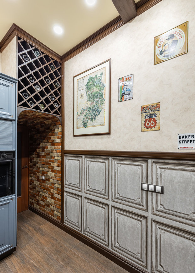 Фото из портфолио Кухня в стиле английского паба – фотографии дизайна интерьеров на INMYROOM