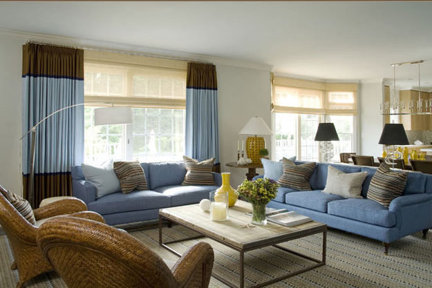 Фотография: Гостиная в стиле Прованс и Кантри, Цвет в интерьере, Стиль жизни, Советы, Ткани, Галерея Арбен, Шторы, Окна – фото на INMYROOM Фотография: Гостиная в стиле Прованс и Кантри, Цвет в интерьере, Стиль жизни, Советы, Ткани, Галерея Арбен, Шторы, Окна – фото на INMYROOM