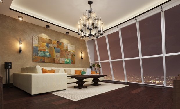 Фото из портфолио Дизайн-проект для квартиры с панорамным видом на Москву – фотографии дизайна интерьеров на INMYROOM