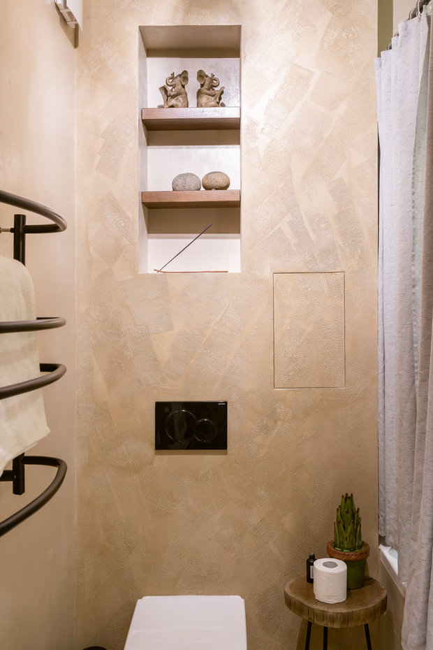 Фотография: Ванная в стиле Скандинавский, Эклектика, Проект недели, Санкт-Петербург, Эко, 3 комнаты, 60-90 метров, I am design studio – фото на INMYROOM