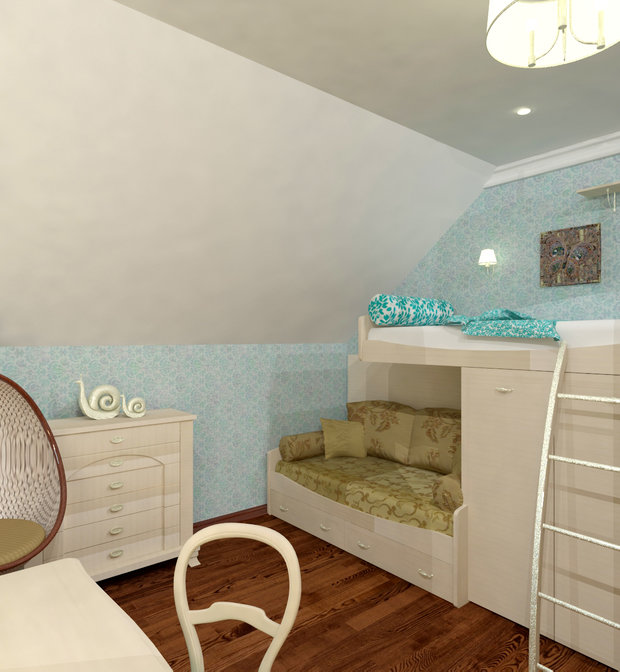 Фото из портфолио Проект загородного жилого дома.  – фотографии дизайна интерьеров на INMYROOM