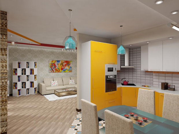 Фото из портфолио Квартира в современном стиле с нотками Скандинавии – фотографии дизайна интерьеров на INMYROOM