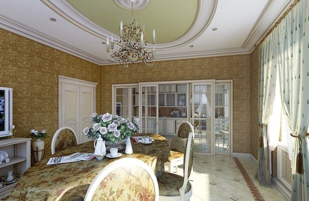 Фото из портфолио Кухня и столовая в классике – фотографии дизайна интерьеров на INMYROOM
