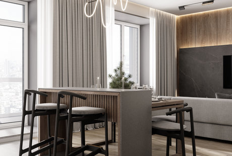 Минималистичная квартира в Красноярске