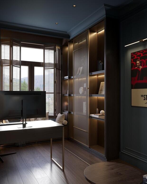 Фото из портфолио Дизайн интерьера квартиры в ЖК «Noble (Нобл)» с элементами американской классики – фотографии дизайна интерьеров на INMYROOM