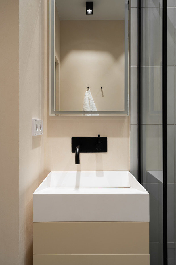 Фотография: Ванная в стиле Современный, Минимализм, Квартира, Студия, Проект недели, Санкт-Петербург, до 40 метров, Avoid Bad Architecture – фото на INMYROOM