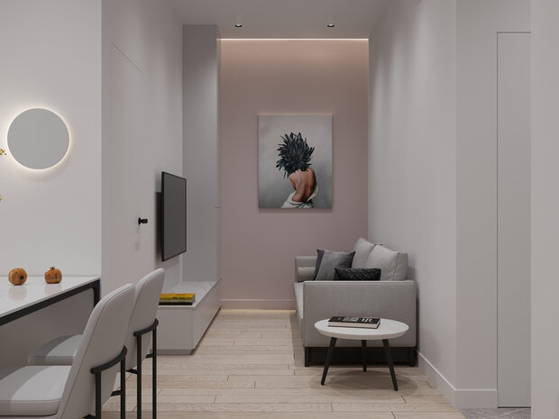 Фото из портфолио Белый интерьер для юной девушки – фотографии дизайна интерьеров на INMYROOM