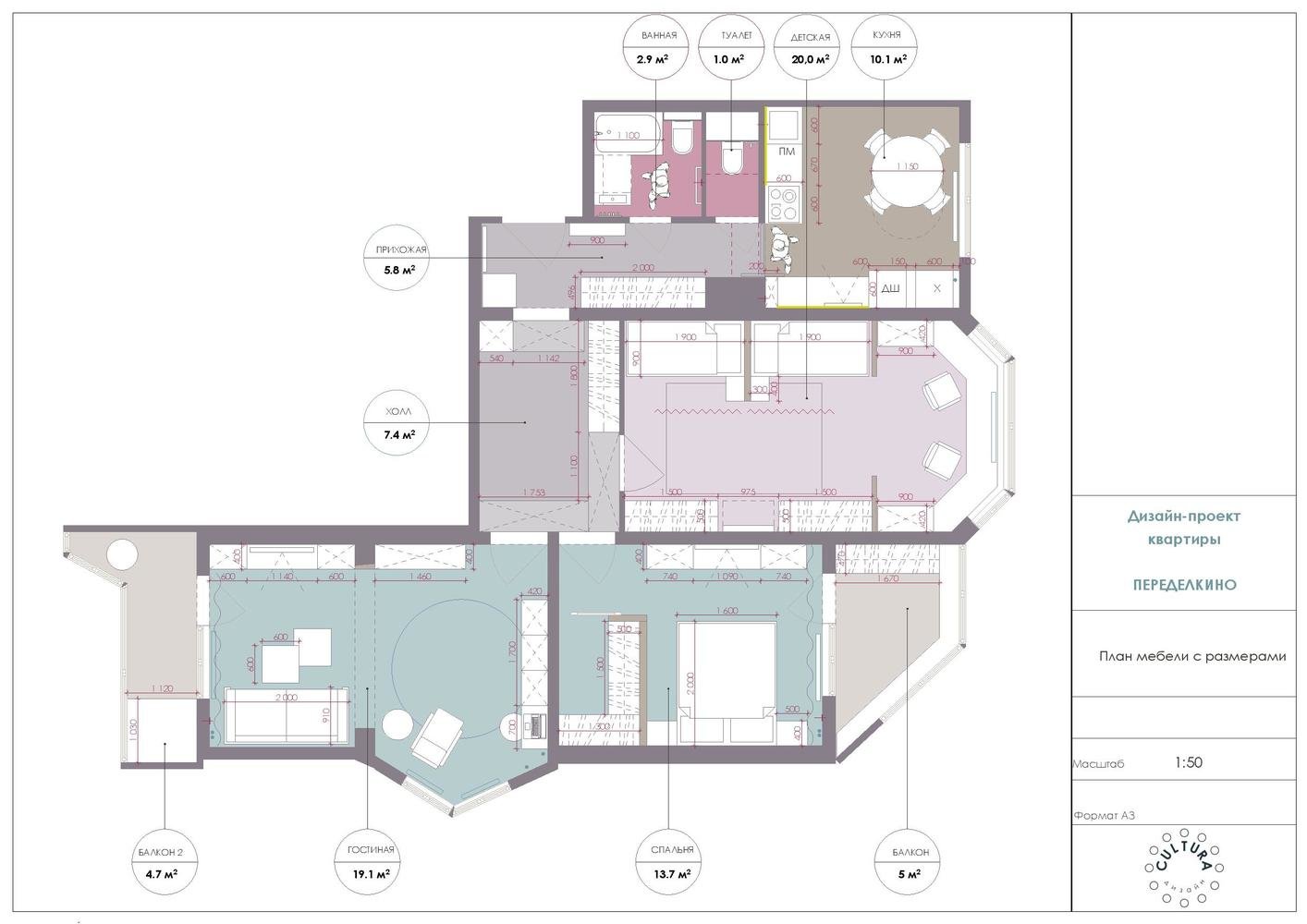 План с расстановкой мебели План с расстановкой мебели