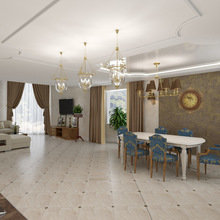 Фото из портфолио Лазурные акценты – фотографии дизайна интерьеров на INMYROOM