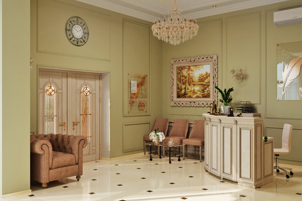 Фото из портфолио Офис в классическом стиле в Крыму – фотографии дизайна интерьеров на INMYROOM