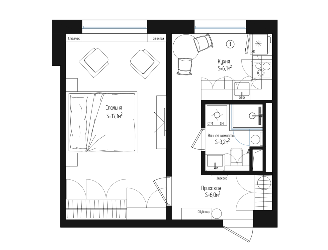 Фотография: в стиле , Квартира, Переделка, 1 комната, до 40 метров – фото на INMYROOM Фотография: в стиле , Квартира, Переделка, 1 комната, до 40 метров – фото на INMYROOM