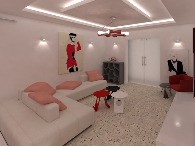 Фото из портфолио "ВСЕ КРАСНОЕ" – фотографии дизайна интерьеров на INMYROOM