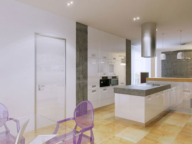 Фото из портфолио Дизайн интерьера двухэтажной квартиры в элитном комплексе Aleksandra Apartments – фотографии дизайна интерьеров на INMYROOM