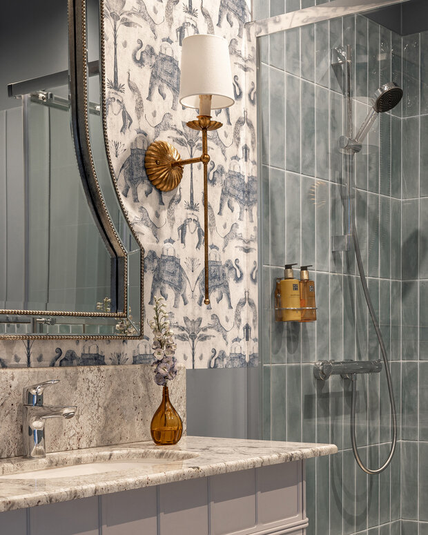 Фотография: Ванная в стиле Прованс и Кантри, Эклектика, Современный, Квартира, Проект недели, Санкт-Петербург, Сталинка, 4 и больше, Более 90 метров, Наталья Васильева, Винтажный – фото на INMYROOM