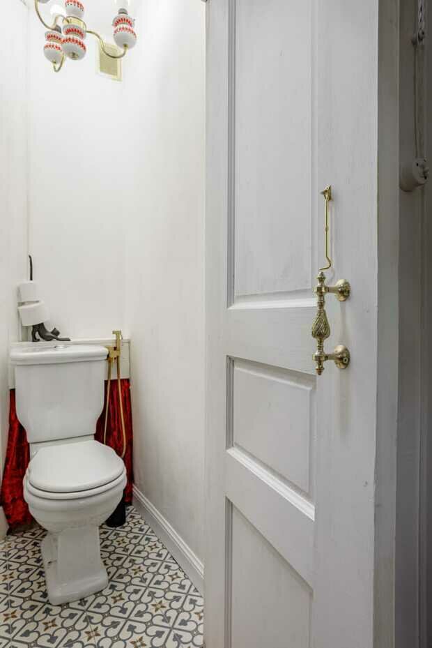 Фотография: Ванная в стиле Прованс и Кантри, Эклектика, Винтажный, Ремонт на практике – фото на INMYROOM