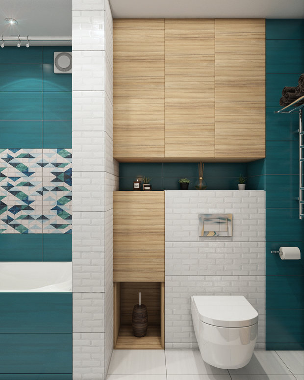 Фото из портфолио Квартира 61,4 м2 (2020) – фотографии дизайна интерьеров на INMYROOM