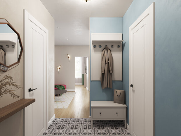 Фотография: Прихожая в стиле Современный, Квартира, Проект недели, Воронеж, 2 комнаты, 40-60 метров, Room To Me, Анастасия Смагина – фото на INMYROOM