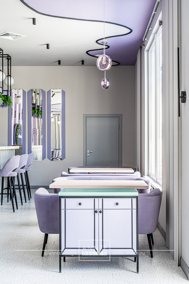 Фото из портфолио Кафе Лаванда – фотографии дизайна интерьеров на INMYROOM