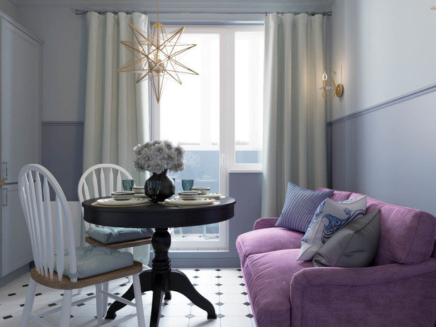 Фотография: Кухня и столовая в стиле Эклектика, Квартира, Проект недели, Москва – фото на INMYROOM